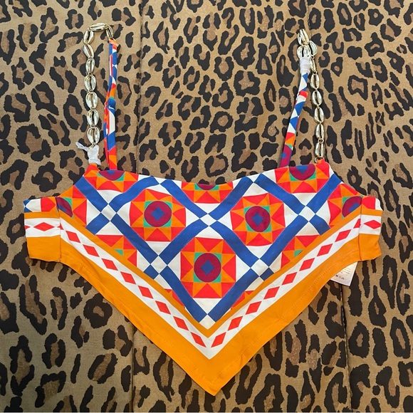 We Wore What Bandana Bikini Top NWOT - Picture 8 of 15